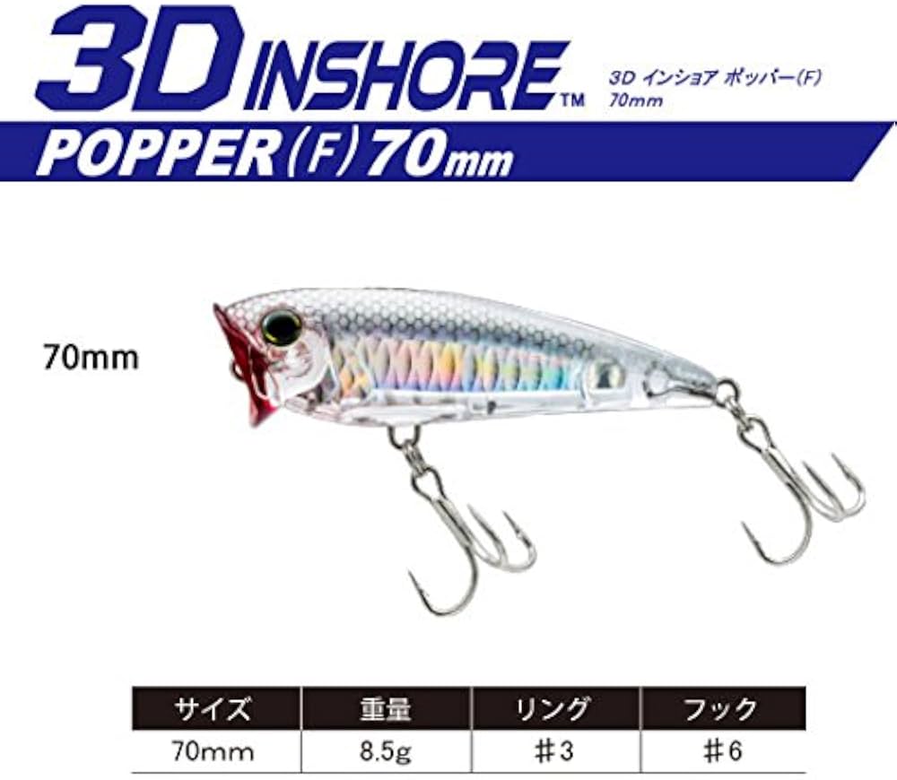 Amazon.co.jp: YO-ZURI(ヨーヅリ) ルアー ポッパー 3D Amazon.co.jp: YO-ZURI(ヨーヅリ) ルアー ポッパー 3D